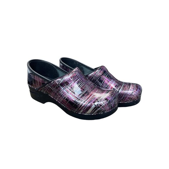 Dansko Professional womans pink black nursing clogs mules sz 9 SKU 9602 - Picture 15 of 15